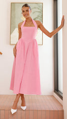 Caden Maxi Dress - Pink