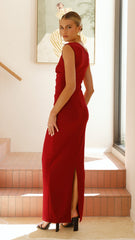 Lilah Maxi Dress - Wine