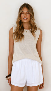 Fareeda Top - Natural