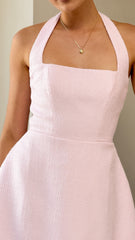 Kristen Mini Dress - Baby Pink