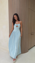 Libertine Maxi Dress - Sky Blue