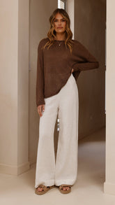 Lakoa Knit Top - Mocha