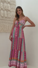 Bambi Maxi Dress - Cedella Print
