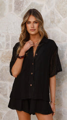 Sylvie Shirt - Black