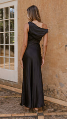 Auria Off Shoulder Maxi Dress - Black