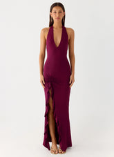Charmed By You Maxi Dress - Plum