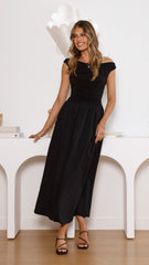 Immy Midi Dress - Black
