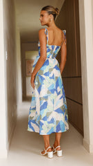 Saila Maxi Dress - Blue Print