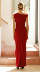 Lilah Maxi Dress - Wine