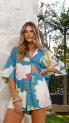 Luna Shorts - Blue Orchid