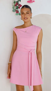 Gem Mini Dress - Pink