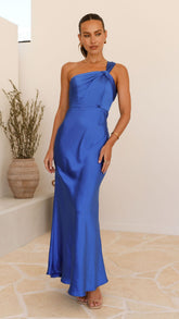Leah Maxi Dress - Cobalt Blue