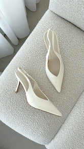 Kendra Heel - White Shine