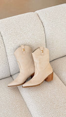 Darla Boot - Sand Suede