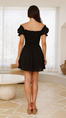 Magnolia Mini Dress - Black