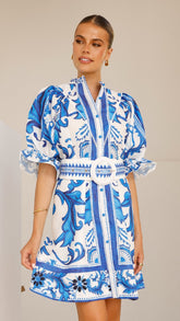Hannah Mini Dress - Paradise