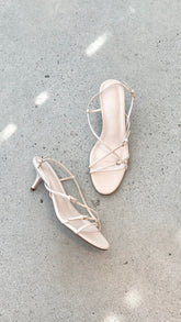 Flossie Heel - Pearl Shine