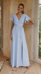 Charlize Maxi Dress - Blue