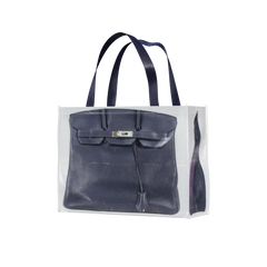 Grocery Bags Creative Parody Platinum Bag Print Woven Bag Full Take Down Birkin Fitness Casual Bag