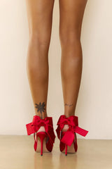 Teacup Heels Red