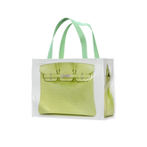 GroceryBags Creative Platinum Print Woven Bag Mint Green