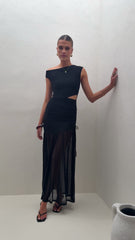 Maella Maxi Dress - Black