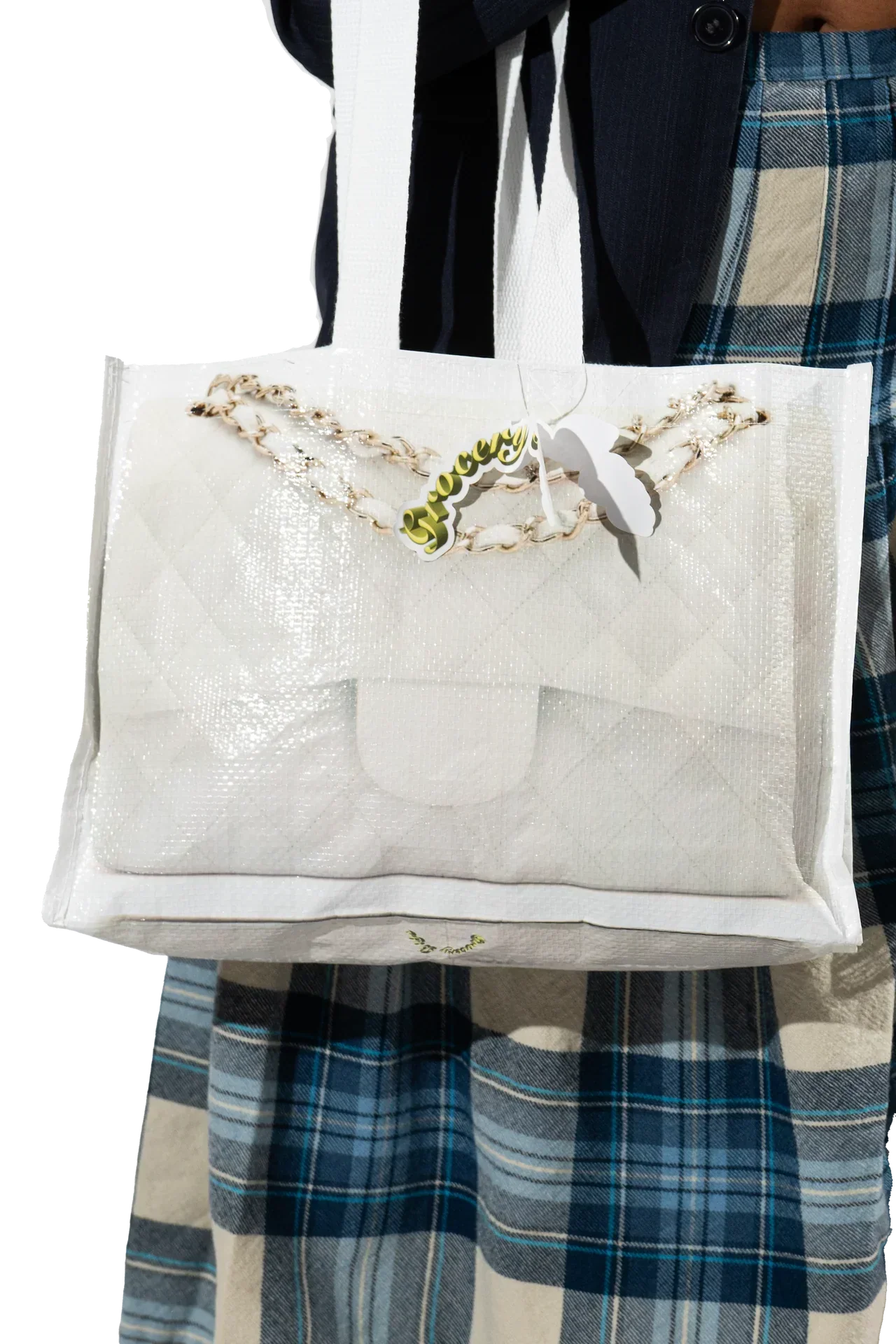 GroceryBags I GET FLOWN OUT (WHITE),small