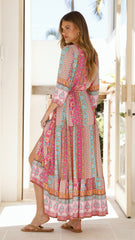Tessa Maxi Dress - Cedella Print