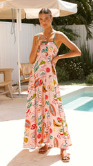 Cruise Maxi Dress - Rio Pink