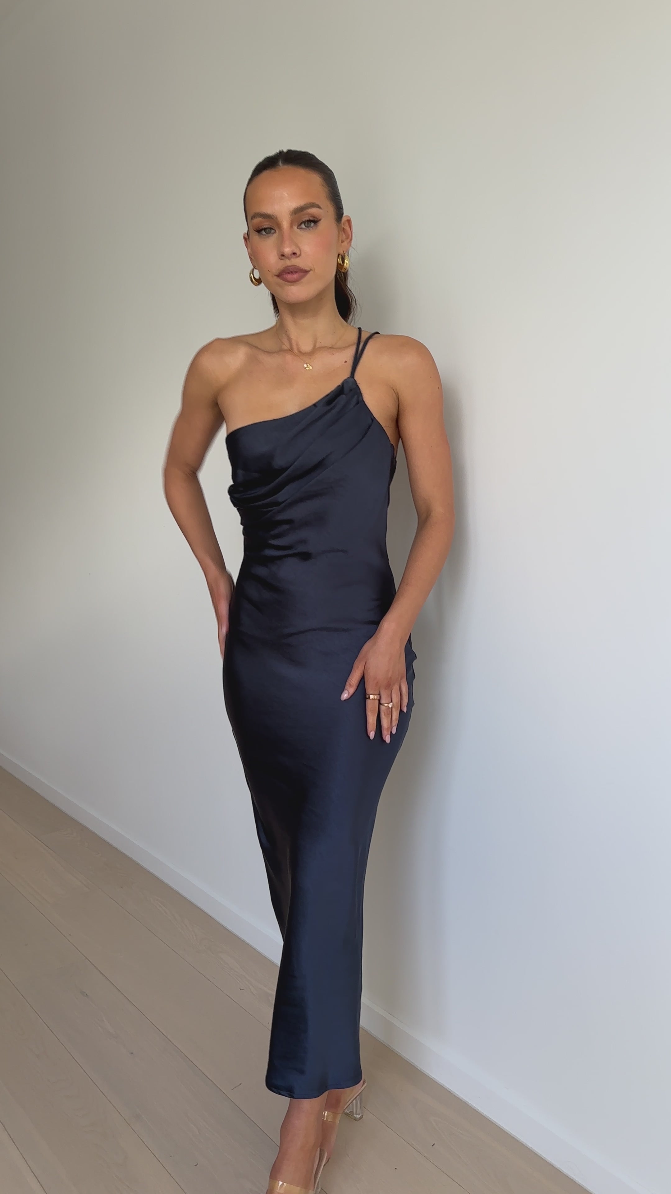 Josephina Midi Dress - Navy