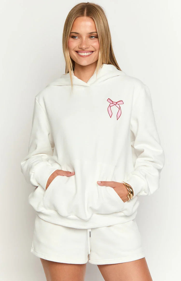 Beginning White Sweetie Hoodie