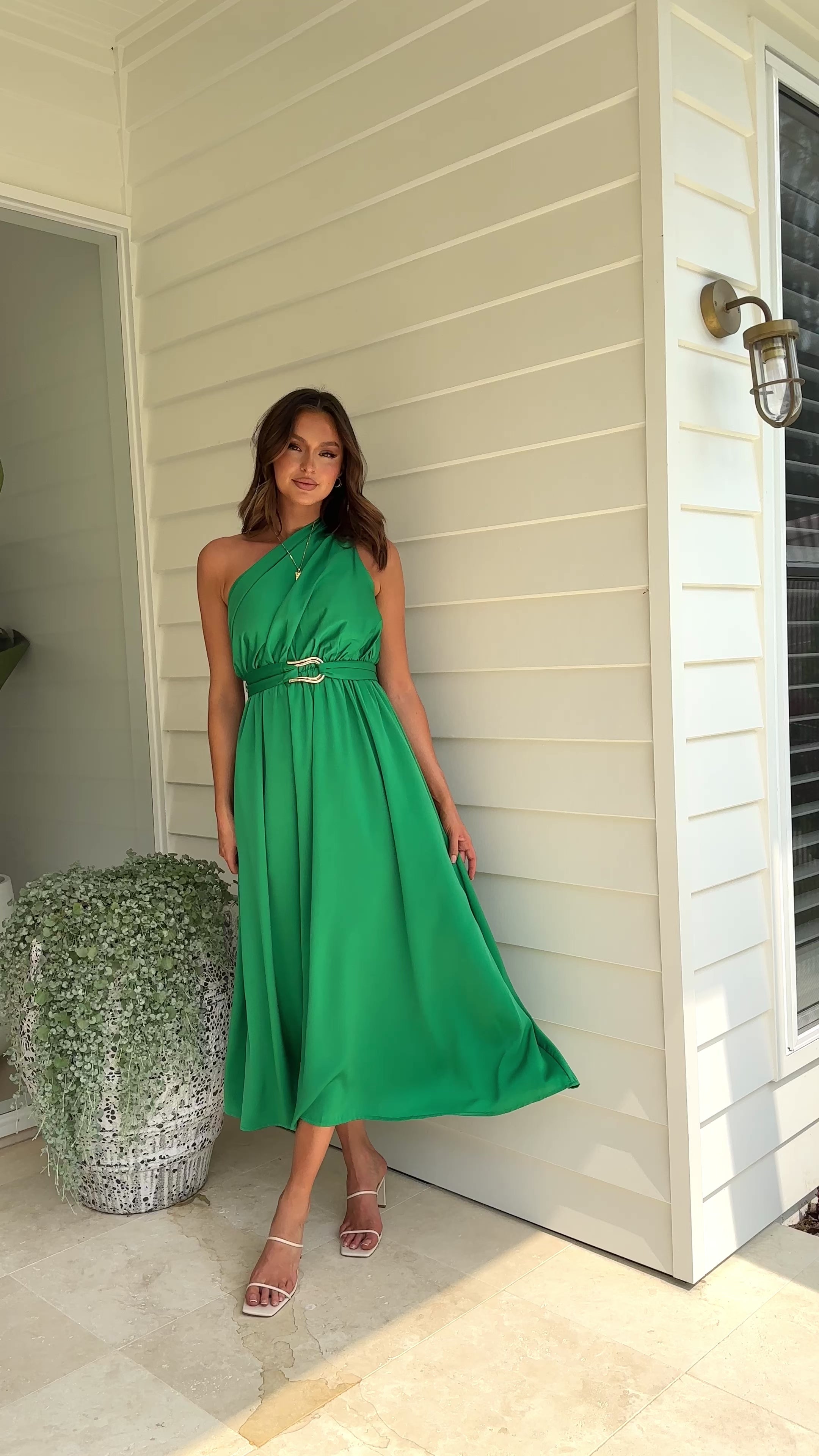 Hadas Maxi Dress - Green