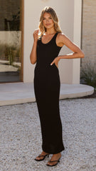 Zahara Maxi Dress - Black