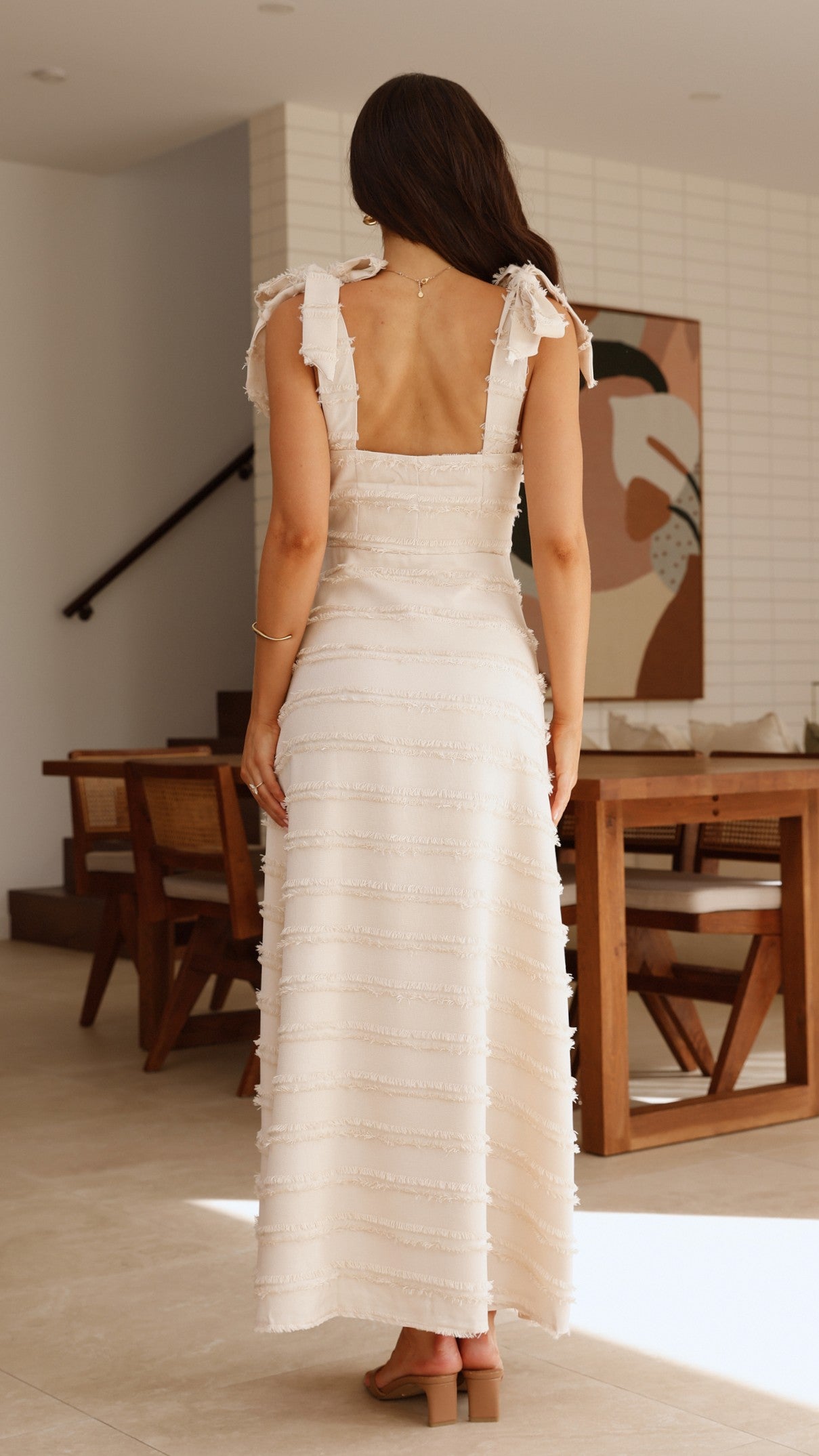 Dela Maxi Dress - Cream