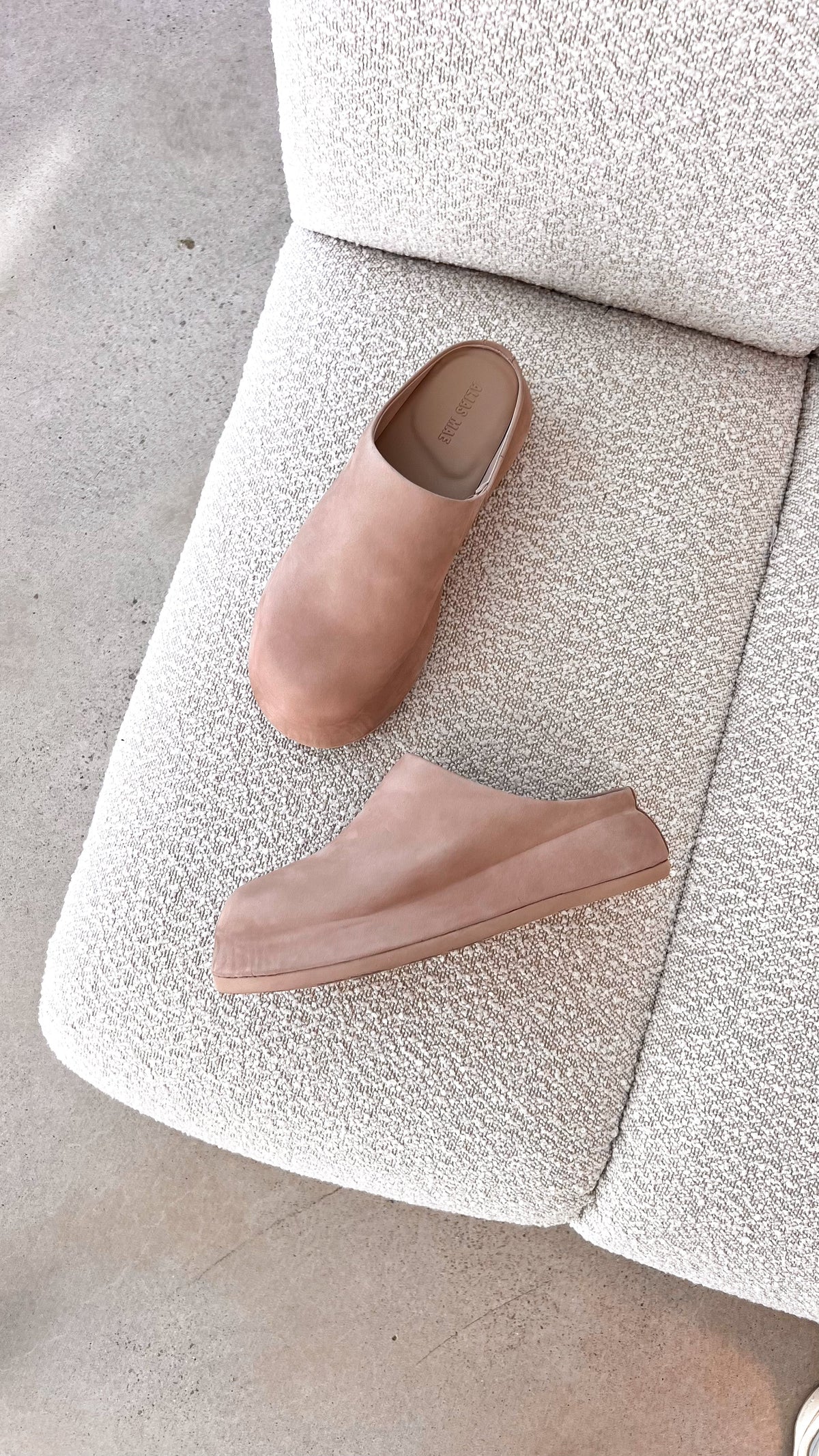 Alias Mae Phoebe Slide - Cream Nubuck