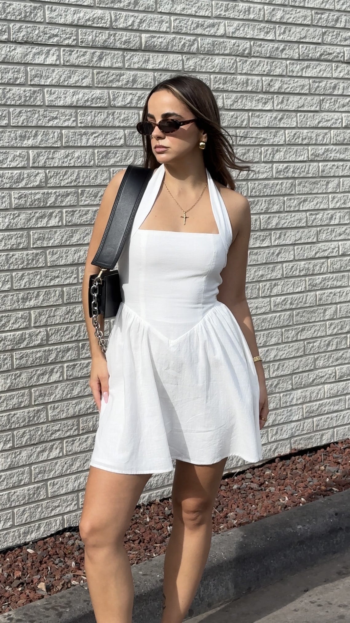 Peyton Mini Dress - White