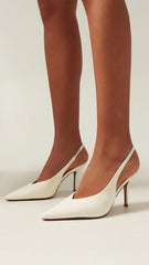 Kendra Heel - White Shine