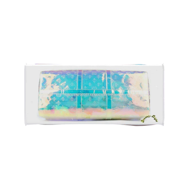 Tita Virgilia Duffle Grocery Bag Iridescent Large
