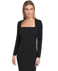 Calvin Klein Women's Long Sleeve Midi Dress