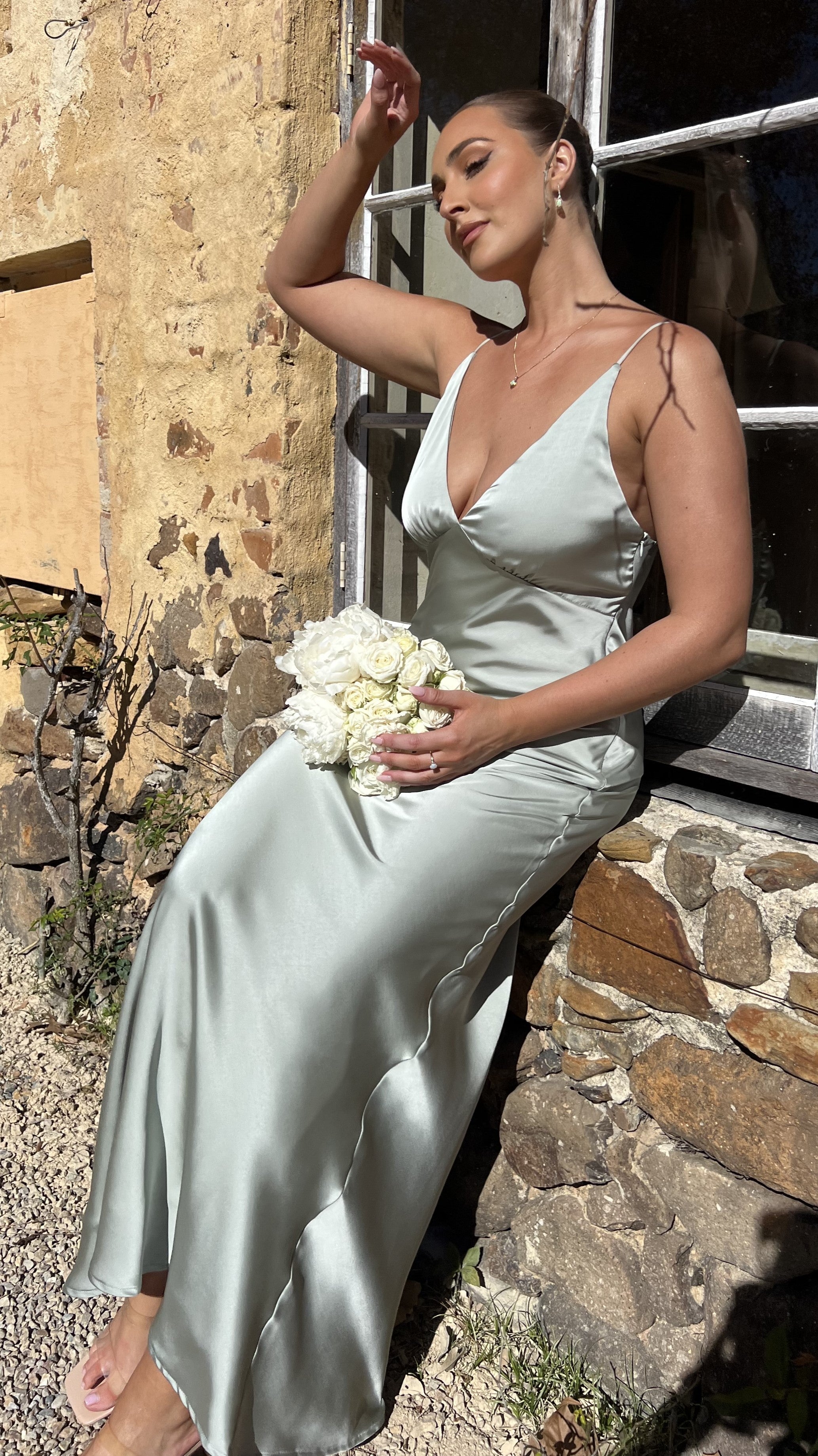 Ziah Maxi Dress - Olive