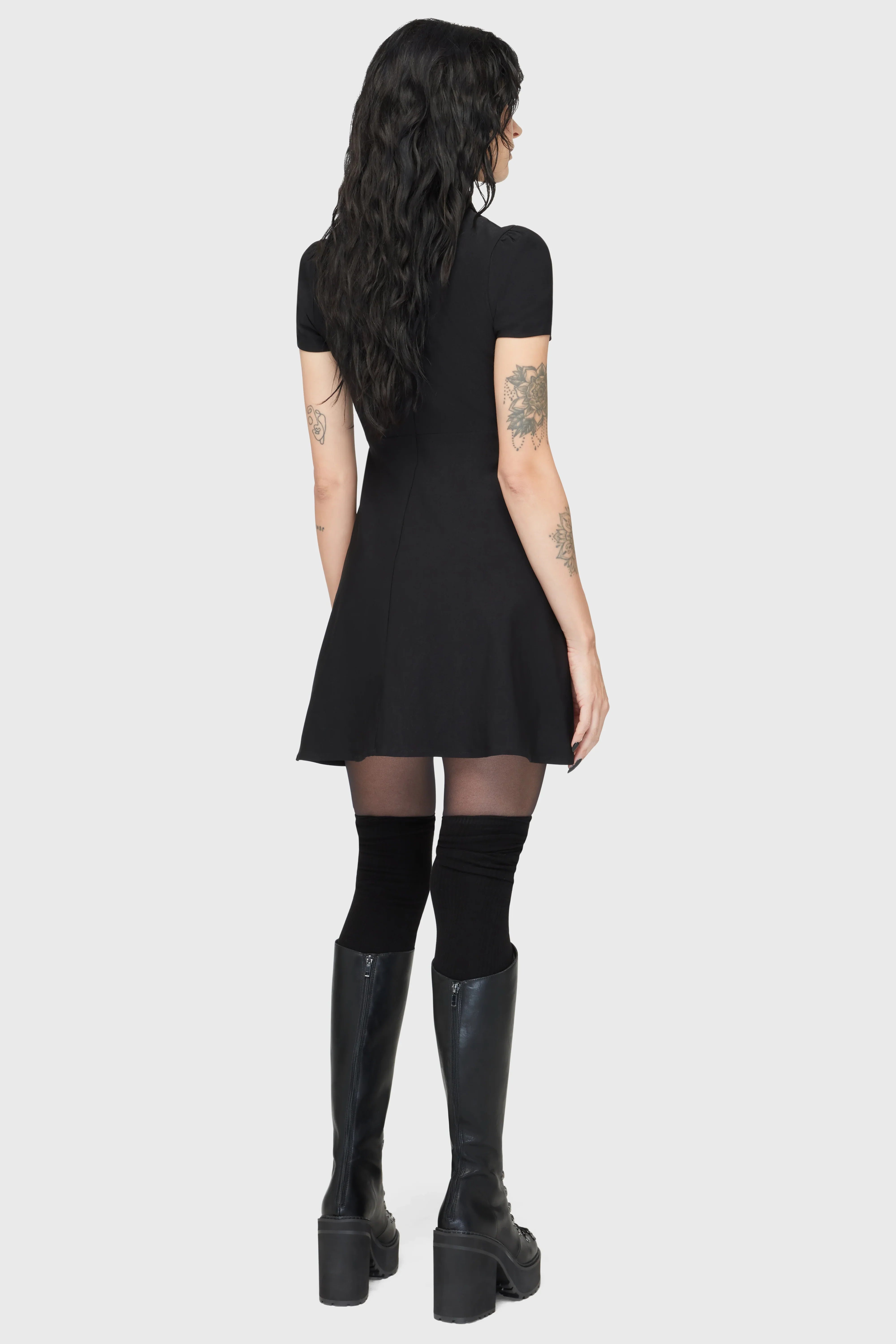 Jovana Collar & Ring Dress