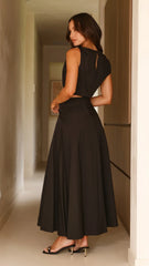 Delphine Maxi Skirt - Black