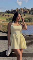 Peyton Mini Dress - Yellow