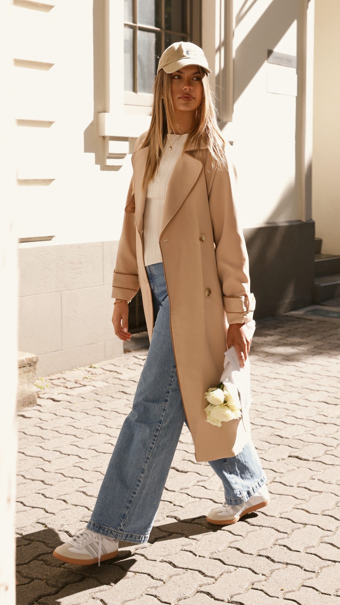 Blanca Trench Coat - Camel