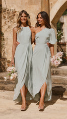 Genevieve Boat Neck Maxi Dress - Sage