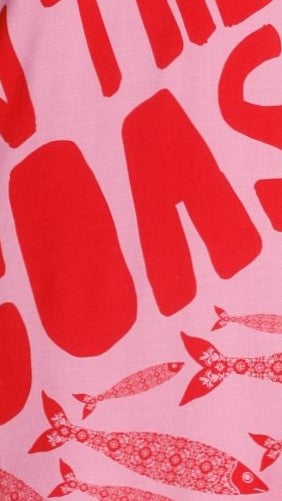 Florrie Tee - Pink/Red Tide