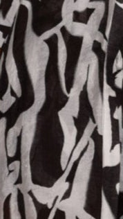 Ellis Button Up Shirt - Black/White