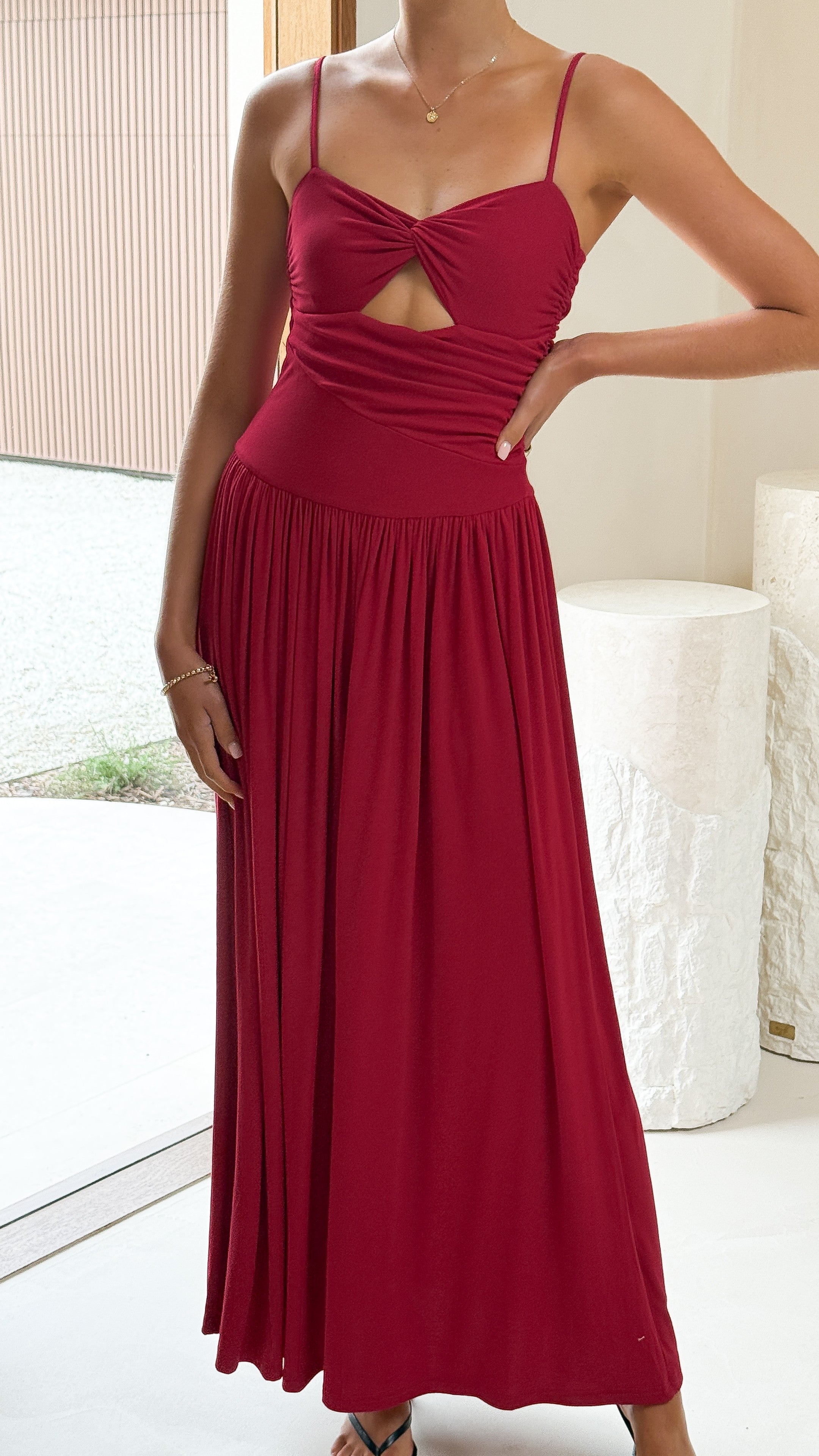 Libertine Maxi Dress - Cherry