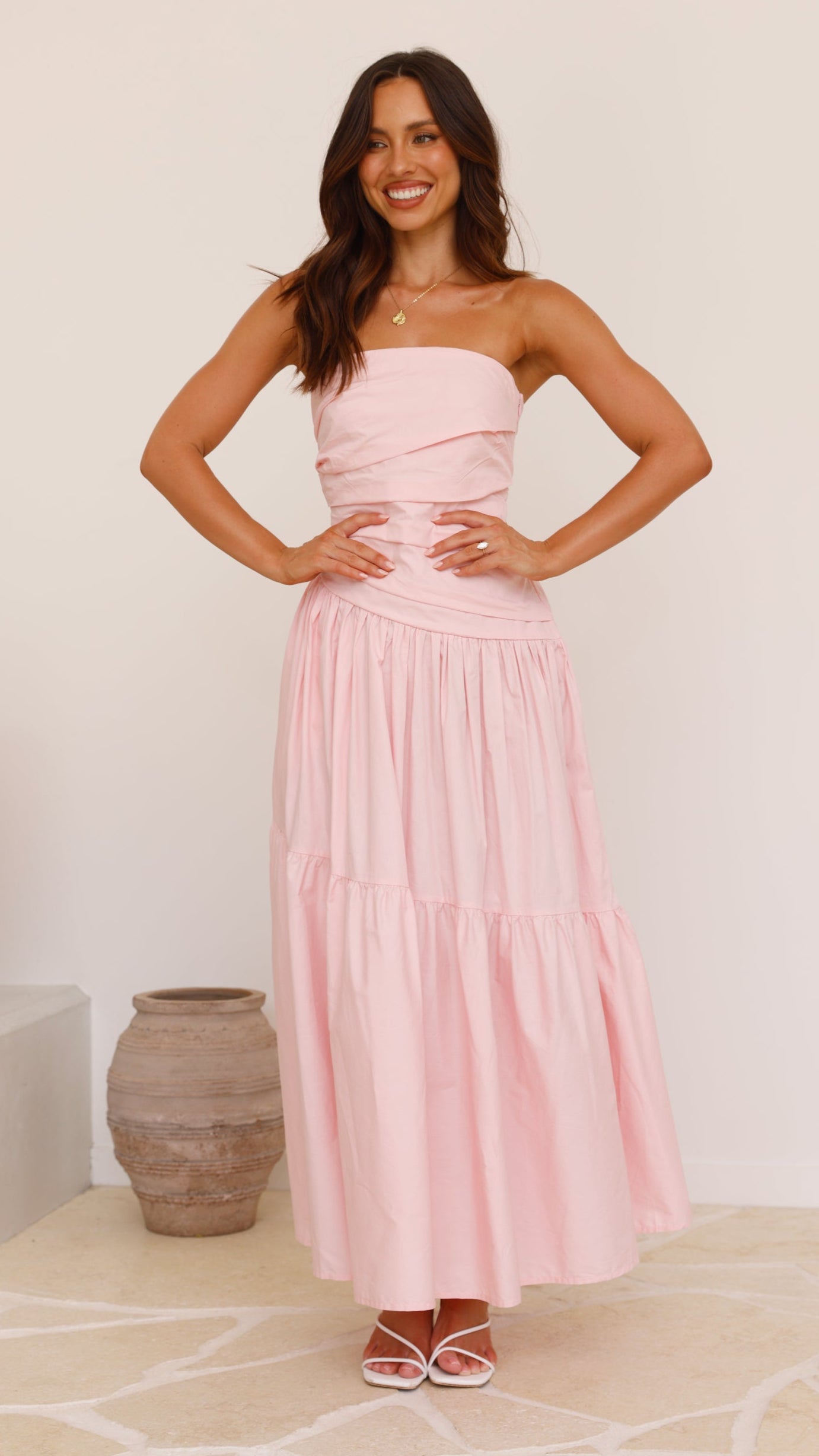 Lola Maxi Dress - Pink