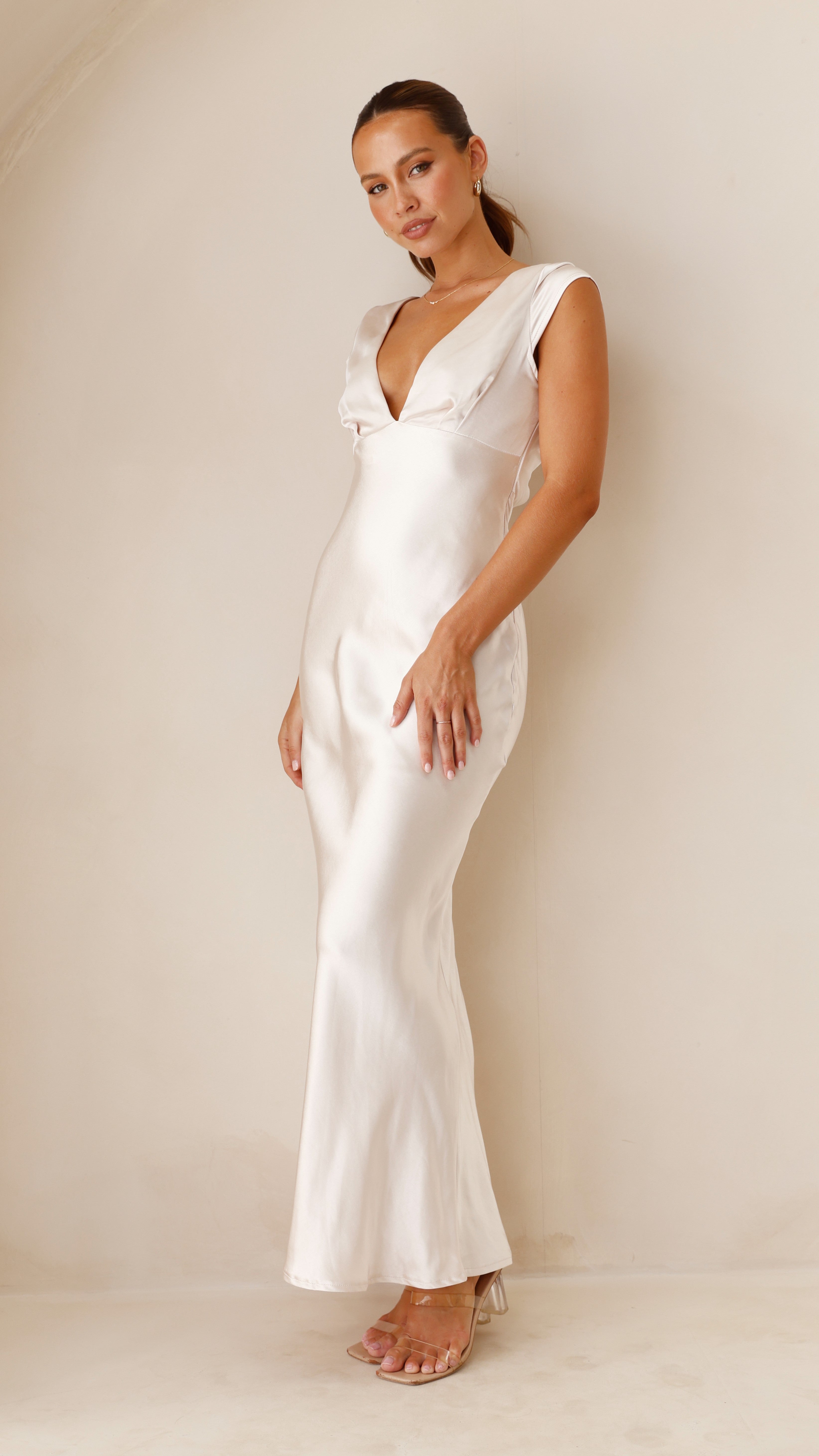 Amelia Maxi Dress - Champagne